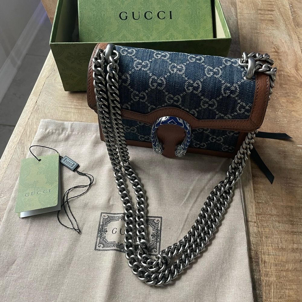 Gucci Dionysus denim bag